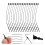 5000Pièces Fixations Étiquettes Boucle Noire Plastique 8