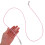 2Stk Kinderhandschuh Clips Elastisch Pink Nylon Winter Fäustelhalter 8