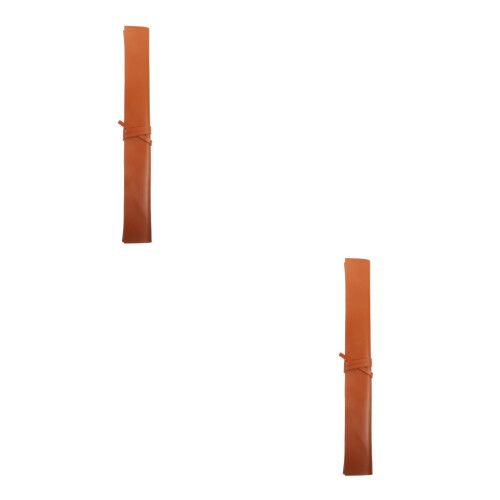 2Pièces Étui De Rangement Pour Guzheng PU Durable Gris 1
