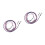 2Stk Kinderhandschuh Clips Elastisch Pink Nylon Winter Fäustelhalter 9