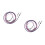 2Stk Kinderhandschuh Clips Elastisch Pink Nylon Winter Fäustelhalter 10