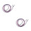2Stk Kinderhandschuh Clips Elastisch Pink Nylon Winter Fäustelhalter 11