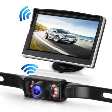 Wireless Backup Camera 5 Inch Rear View Parking Monitor System
