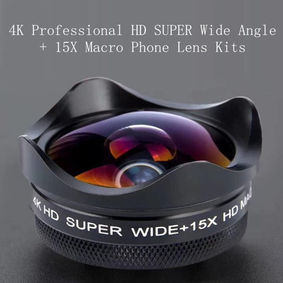 Camera Lens,Compatible Camera Lens 0.45X 15X Lens Universal Lens Universal Clip Lens 4K 4K Huiop Dsfen 4K Camera 0.45X Wide 15X Qisuo 9418476540165