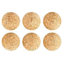 Fotbollsbollar i trä, 3,5 cm, 10-pack