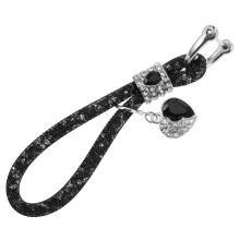 OUNONA1Set Bling Autosleutelhanger voor Dames Strass Sleutelhanger Leuke Sleutelring voor Autosleutels Rugzakaccessoires Sleutelhangers Strass