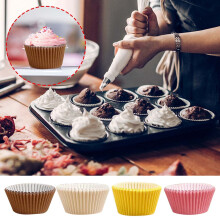 100 Backformen, Papierförmchen für Kuchen, DIY-Backzubehör für zu Hause, Geburtstagsfeiern und Hochzeitsdesserts