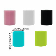 Manchons en silicone pour bouteilles – Housses de protection réutilisables pour bouteilles en verre, gobelets et bouteilles de lait, installation