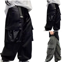 Teenager-Hosen mit großen Taschen, lockere Arbeitshosen, lässige Hosen für Teenager-Jungen, trendige und coole Hosen