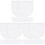 300Pièces Housses Vinyle Blanches Robustes Protection 4
