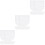 300Pièces Housses Vinyle Blanches Robustes Protection 7