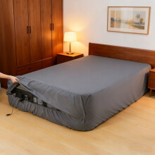 Lençol tamanho Queen com bolso extra profundo para colchão inflável, serve em colchões de 33 a 53 cm (13 a 21 polegadas), com elástico em toda a