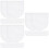 300Pièces Housses Vinyle Blanches Robustes Protection 9