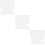 300Pièces Housses Vinyle Blanches Robustes Protection 11