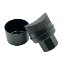Car Wheel Polishing Waxing Curved Tire Sponge Brush With Cover Tire Clean Contour Dressing Applicator Pads