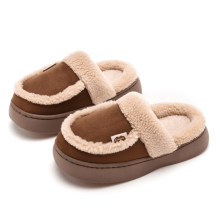Pantoufles d'hiver pour femmes – Chaussons d'intérieur douillets et moelleux avec semelle antidérapante et doublure en polaire douce