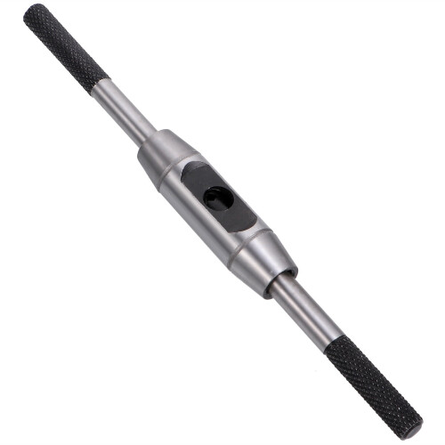 Acél menetfúró kulcs állítható pofával, 18 cm