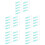 60Pièces Piques Lentilles Silicone Vert Compact Réutilisable 8