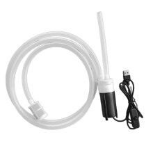 Electric Wine Pump Self-priming Suction Pump Transfer Pump Syphon Pump Tube Hose Beer Siphon Filter with Filter Household 1.5meter Set