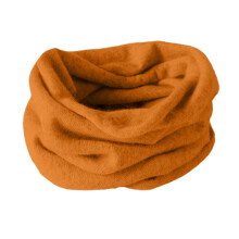 Bufanda de punto con bucles, calentador de cuello para clima frío, bufanda gruesa y suave para hombres y mujeres (jengibre).