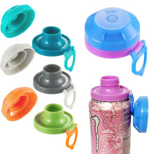 Nakrętki do butelek na napoje gazowane z uchwytami, plastik bez BPA, 4 sztuki