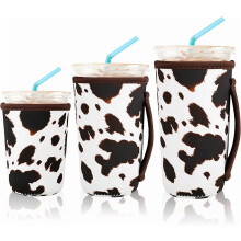 Fundas reutilizables de neopreno para café helado (paquete de 3)