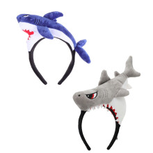 Bandeau requin en tissu style animal (2 pièces)