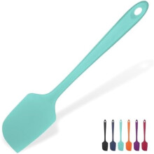 Espátula de silicone resistente ao calor, 315 C (600 F), 28,9 cm (11,38"), ferramenta flexível para misturar e raspar em panelas antiaderentes