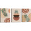 Σετ 3 τεμαχίων Boho Wall Art: Μινιμαλιστικές εκτυπώσεις με φοίνικες και αφηρημένη φύση, 1
