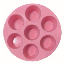 Silikon-Eier-Snackform, 7 Mulden, antihaftbeschichtet