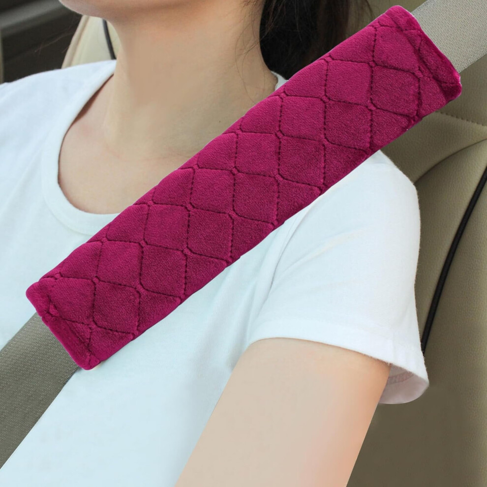 2 Pcs Soft Auto Seat Belt Cover Seatbelt Cushions Shoulder Pad For A More Comfortable Driving Compatible With All Cars And Backpack 9340258173493