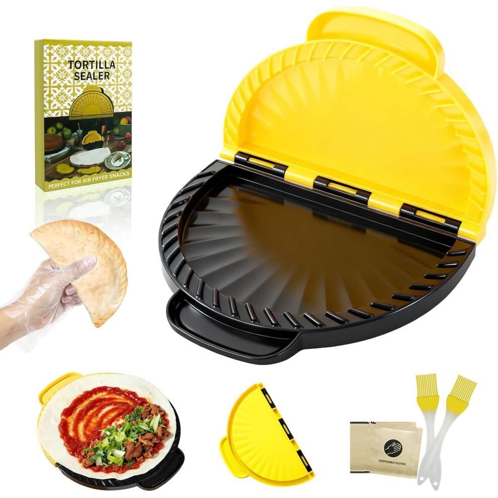 Tortilla Crimper Sealer for Quesadillas and Tacos with 2