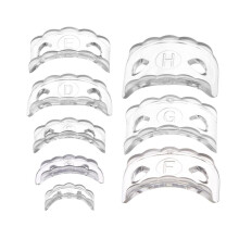 Kit com 8 Adaptadores Multifuncionais de Tamanho de Anel, Inserções de Silicone Macio, Tamanhos Variados, Ajustadores para Diversos Tipos de Anel