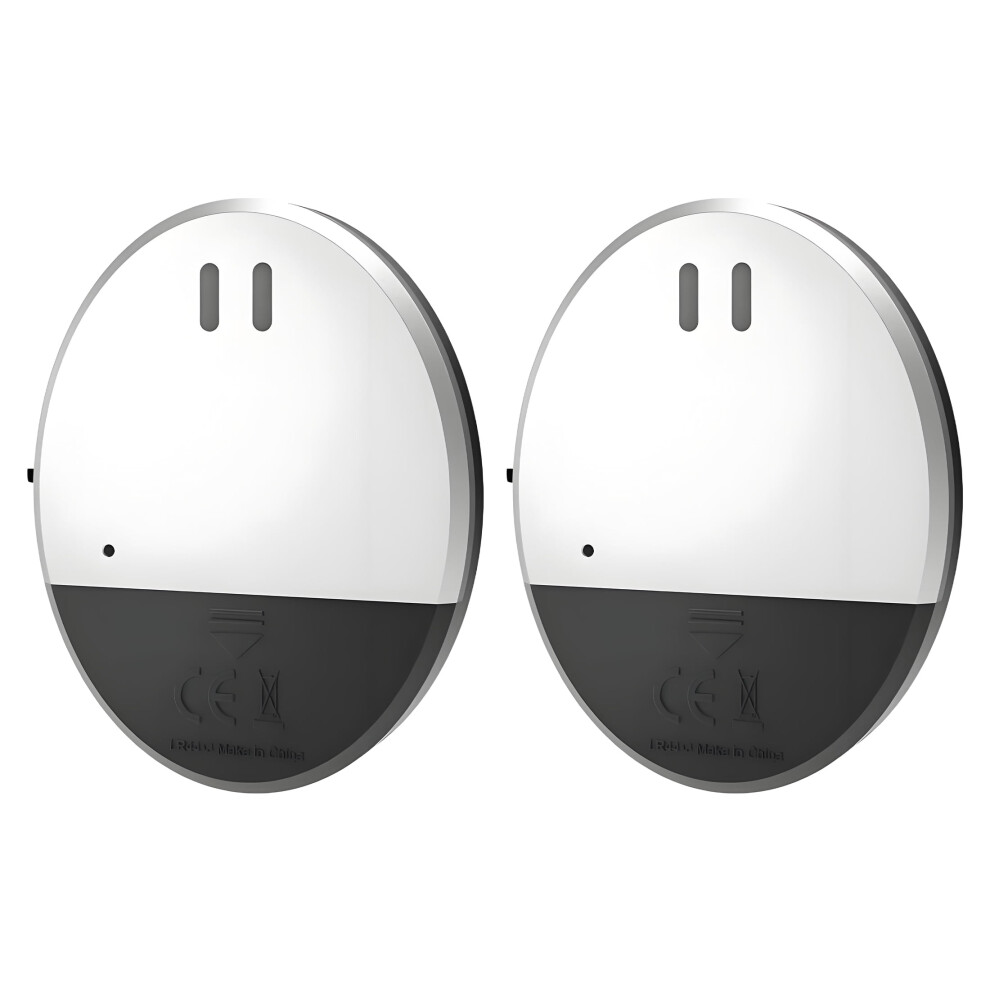 2Pcs Abs Door Alarm, Peel & Stick, For Apartment & Travel Security Â Compatible With Home Security Systems 9175034814792