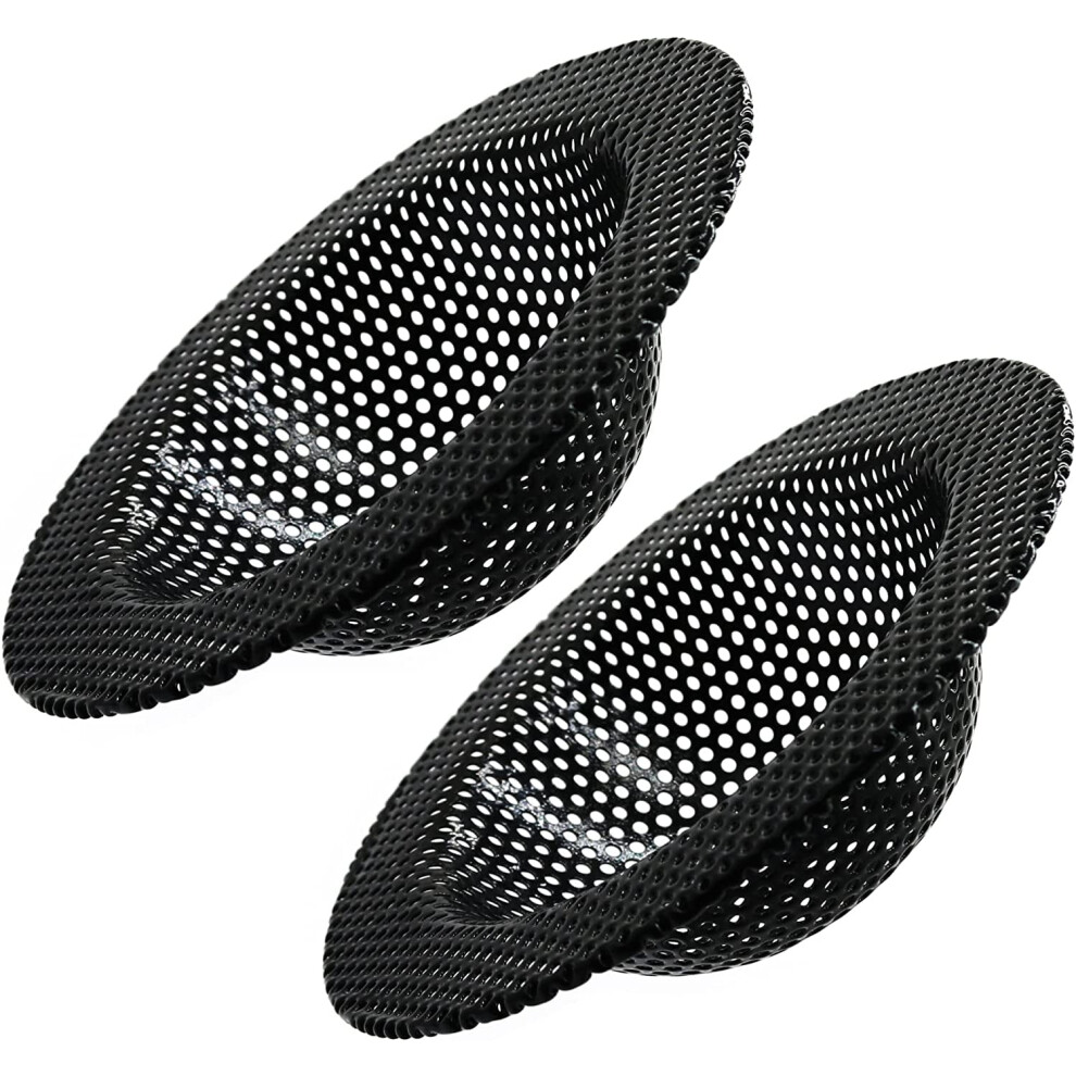 Black Kitchen Sink Strainer, 4.5" Diameter, Stainless Steel, Anti-Clogging 9175034815430