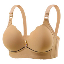 Braí Méid Mór do Mhná Bra Lán-Chupáin Bhrúigh Suas Gan Uaim Gach Lá, Bra Fo-éadaí Cruach Nua do Mhná Compordach agus Breathable