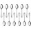 Schlanke Edelstahl-Teelöffel, 12-teiliges Set 1
