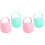 4Pièces Étui À Sucettes Compact Coloré Pour Voyage Usage 2