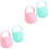 4Pièces Étui À Sucettes Compact Coloré Pour Voyage Usage 3