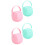4Pièces Étui À Sucettes Compact Coloré Pour Voyage Usage 5