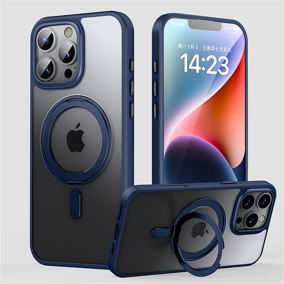 Kickstand Case For Iphone 16 Pro Â 360 Rotating Ring, Military-Grade Drop Protection, Blue 9482726769040