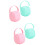 4Pièces Étui À Sucettes Compact Coloré Pour Voyage Usage 7