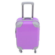 Miniature Luggage Mini Suitcase Lavender ABS 1Pcs Childs Play