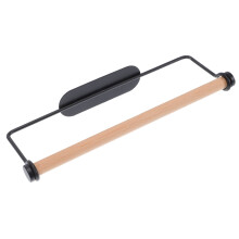 Vægmonteret toiletrulleholder – Jern og bøg