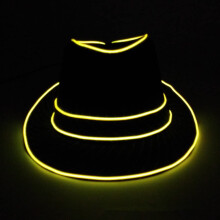 LED Party Hat, LED Disco Top Hat Unisex Flashing LED Hat Jazz Hats for Men Women Party Costume