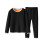 Kids' thermal base layer set black 1-15 years 1
