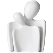 Estátua de resina de casal se abraçando para decoração de casa (20 cm)