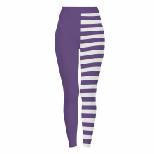 Damskie spodnie do jogi w paski – legginsy treningowe z podszewką z polaru, dopasowane do fitnessu, biegania i swobodnej aktywności sportowej