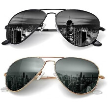 Lunettes de soleil aviateur polarisées avec protection UV