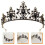 Black Rhinestone Tiara Crown Headband 1